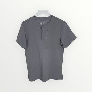 FIGS Women's Blake Short Sleeve Scrub Top Gray Size XS NWOT New